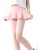 LOLANTA Girls Knee Length Leggings with Skirt Capris Kids Summer Shorts Casual Stretchy Athletic Skorts 5T 1pc:pink