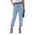 luvamia Mom Jeans for Women Trendy High Waisted Stretchy Loose Jeans for Women Denim Pants Large A Airy Blue