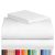 LuxClub 3 PC Sheet Bed Sheets Deep Pockets Wrinkle Free Kids Fitted Sheets Machine Washable Hotel Bedding Silky Soft – White Twin 1-white Twin