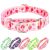 Martingale Collar for Dogs with Pink Strawberries，Cute Adjustable Martingale Collar for Small Medium Large Dogs Girl Dogs Boy Dogs(M)