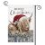 Merry Christmas Cow Garden Flag: Funny Cute Winter Yard Flag Outside Decorations, Garden Flags 12×18 Double Sided Outdoor Decor, Holiday Personalized