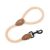 Mile High Life Short Dog Leash | Braided Cotton Rope Dog Leashes with Leather Tailor Tip | 18 Inch Dog Leash w Heavy Duty Metal Clasp | Wedding Dog Le