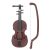 Miniature Musical Instruments Christmas Decorations Wood Grain Violin Nativity Ornaments for Kids Child