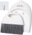 Mini Dustpan and Brush Set, Small Handheld Dust Pan with Clean Broom for Home, Kitchen, Desktop, Sofa, Keyboard, Table and Pet Cages(Cute Animal) Whit