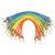 Mini Rubber Black Bungee Straps, Short Tarp Bungee Cords, Elastic Small Cords with Hooks for Outdoor, Camping, Tents, Tarps (10 Inch, 20Pcs)