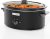 [NEW] MAGNIFIQUE Oval Manual Slow Cooker with Keep Warm Setting – Perfect Kitchen Small Appliance for Family Dinners Black 6 QT