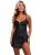 Noras dress Spaghetti Straps Homecoming Dresses Short Sequin V Neck Cocktail Party Dress for Teens NO128 4 Black