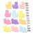 Olycraft Cat Shape 12 Books 12 Style Memo Notepads