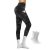 Opuntia High Waisted Workout Yoga Legging with Pockets – Soft Thick Yoga Pants Comfy Stretch Casual Black Green Pink Pants 25“ Inseam Small Black