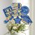ORIENTAL CHERRY Graduation Decorations 2025 Deals – 30 Pack Blue and Gold Grad Centerpiece Sticks, Class of 2025 Party Supplies Table Topper Decor for