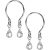 OUFER 2PCS Non Piercing Nipple Jewelry, Adjustable Dangling Fake Nipple Rings Nipple Jewelry, Non Piercing Nipple Jewelry Faux Piercing Jewelry style3