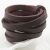 PandaHall Flat Leather Jewelry Cord, Jewelry DIY Making Material, Coconut Brown, 3x2mm Leather Flat