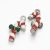 PandaHall Silver Color Plated Alloy Enamel Pendants, Candy Cane for Christmas Day, Colorful, 23x13x5mm, Hole: 2mm Alloy+Enamel Others