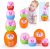 Piggy Toddler Stacking Nesting Toys for Toddlers 1-3, 8PCS Pig Eggs Matching Game STEM Preschool Learning Sensory Nesting Dolls Animals Baby Bath Toys