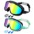 Big Frame Swim Children Goggles Anti-Fog Wide View Scuba Diving Swimming Glasses with Earplugs for Adult Youth Swim Eyewear
