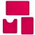 Red Bath Mats – Memory Foam Bath Rug Set, Non-Slip, Absorbent Shaggy Toilet Rugs, Perfect Plush Bathroom Carpets