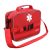 Red First Aid Bag Empty, Survival First Aid Kit, Large Molle Medical Emergency Kit for Travel Camping Home Outdoor Emergencies (Bag Only)