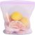 Reusable Silicone Food Container Double Sealed Leakproof Food Storage Bag 2500ml Reusable Sandwich Bags Reusable Silicone Containers for Food Storage,