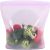 Reusable Silicone Storage Bag Double Sealed Leakproof Food Storage Bag BPA Free 1700ml Silicone Food Storage Container Microwave and Dishwasher Safe(P