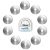 Rotary Cutter Blades 28mm by KISSWILL – Fits Fiskars 28mm Rotary Cutter Replacement, Sharp and Durable (28MM)