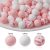 Bear Food Grade Silicone Focal Beads, Chewing Beads For Teethers, DIY Nursing Necklaces Making, White, 26x30x9.5mm, Hole: 2mm