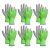 Schwer 6 pairs Kids Gardening Gloves, Toddler Yard Work Gloves, Rubber Non-Slip Safety Work Gloves for Kids, Youth, Fishing, Cycling and Gardening Too
