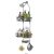 Shower Caddy Hanging, Anti-slip Hanging Shower Organizer, Large Capacity Rustproof Bathroom Shower Caddy Over Shower Head with 2 Hooks for Razor/Soap/
