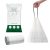 SONGMICS Trash Bags for 8-Gallon (30 L) Trash Cans, Drawstring Kitchen Garbage Bags, Pre-Separated, Liner Code 30A, 1 Roll, 45 Count, White UKRB30A 45