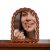 Table Mirror, Vanity Desk Mirror with Stand Decorative, Wood Desk Dressing Makeup Mirror for Countertop, Bedroom, Bathroom, Living Room