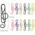 TEMU 10-30pcs Alloy Music Notes Shaped Clips, Music Symbol Clips