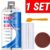 TEMU 100g Heavy Duty Casting Glue | 2-in-1 Liquid Welding Glue High Strength Glue Includes Frosted Paper, Thrust Rod & Mixing Stick | Oilproof Metal