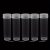 TEMU 10/5 Pcs Plastic Vials With Caps, Small Storage Containers For Solutions, Shampoos, Pigments, Perfumes, Leakproof & Portable Dispenser Bottles