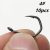 TEMU 10pcs Black High-carbon Steel Carp Fishing Hooks – Curved Wide Barbed Hooks For Tackle & Fishing, Durable Fishing Accessories, Fishing Hooks,