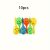 TEMU 10pcs Colorful Parrot Rattle Sand Balls – Interactive Bird Training Toys For Wisdom & Fun