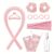 TEMU 11pcs No Heat Sleep Curling Iron Set With Spray Bottle – Pink &, No Heat Curling Irons For , No Heat Curling Irons For Natural Curls, No Heat