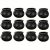 TEMU 12 Halloween Mini Decorative Bowls, Black Water Pot Halloween Decorative Bowls, Halloween Black Decorative Stand, Pot, Party Gift (non-food