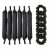 TEMU 12pcs Lazy Hair Curler Set With Button Foam Rollers Big Curling Tube Foam Hair Curling Tool