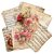 TEMU 12 Sheets Vintage Roses Music Scrapbook Paper, Valentines Scrapbook Paper, Flower Pattern Scrapbook Paper, For Diy Album Scrapbook, Background
