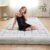 Bed Gap Filler Mattress High-Density Sponge Removable Cover Non-Slip Headboard Crack Stopper For King Queen Twin Full Size