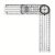 TEMU 1pc/2pcs Measuring Tool Goniometer Protractors 360 Degree Rotation Professional Angle Medical Spinal Ruler Multifunction Goniometer