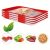 TEMU 1pc Of Tray For Keeping And Organized, Serving Tray And Platter, Tray For Serving Food, Charcuterie Board, Cafeteria Tray, Ottoman Tray, Food