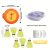 TEMU 1pc Professional Badminton Training Set – With Multiple Badminton And Elastic Rope, Professional Equipment For Badminton Practice, Length