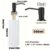 TEMU 1pc, Stainless Steel Kitchen Sink Soap Dispenser, Kitchen Washbasin Soap Dispenser Bottle , Dishwasher Detergent Presser, 500ml