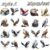 TEMU 20pcs/set Animal Eagle Stickers For Decorating Notebooks, Albums, Diaries, And Magazines