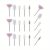 TEMU 20pcs Set, Pedicure Replacement , Unscented , Accessories