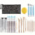 TEMU 25 Sets Of Clay Tool Kits, Polymer Tool Kits, And Carving Tool Kits For Art Crafts, Sculpting, Painting, Embossing, And Molding