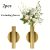 TEMU 2 Metal Wall Vases That Installed Without Drilling, European- Wall Flower Vases For Hanging Plants, Arrangement Wall Vases Suitable For