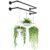 2-Tier Cubicle Rack InstallationNo-Tools Plant Stand Easy Assembly Angled Frame Design for Gardeners, Living Room