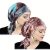 TEMU 2pcs Colorful Dyeing Printed Hat Headscarf Hat Hooded Hat Pirate Hat Cloth Hat