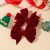 TEMU 2pcs Velvet Solid- Bow Hair Clips, Festival Ponytail Pair Hair Clips, Hair Accessories,ladies’ And Teenagers’ Hair Accessories